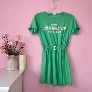 Zara Green Shirt Dress